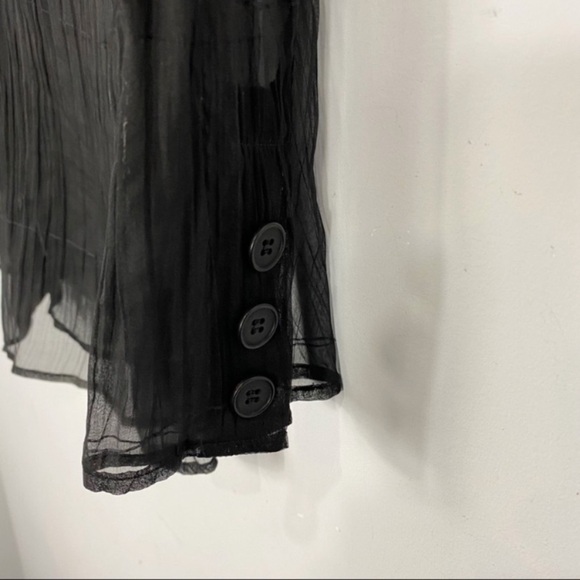 GIORGIO ARMANI Sheer Front Panel Shirt - Picture 8 of 9